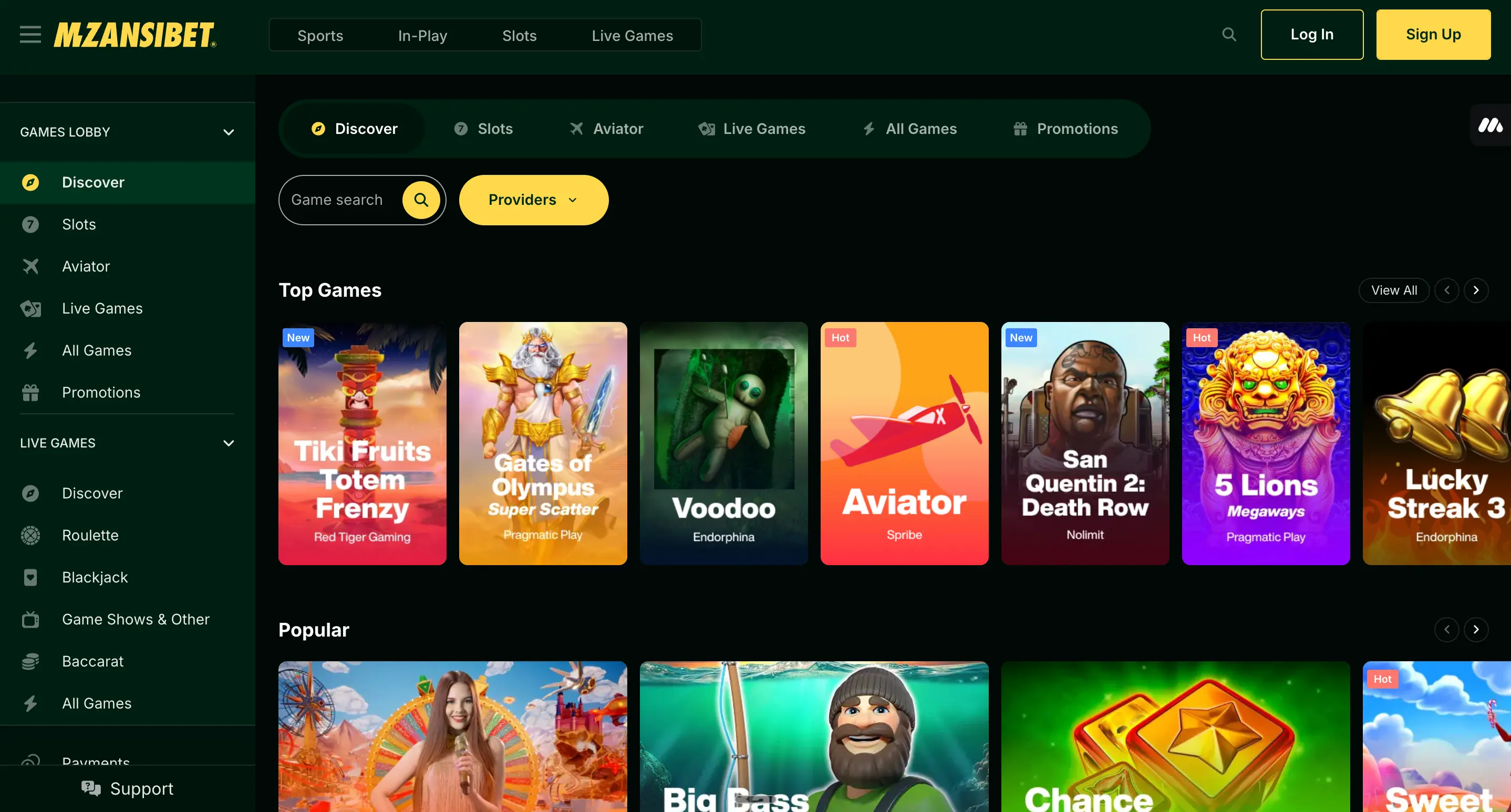 Mzansibet-screenshot